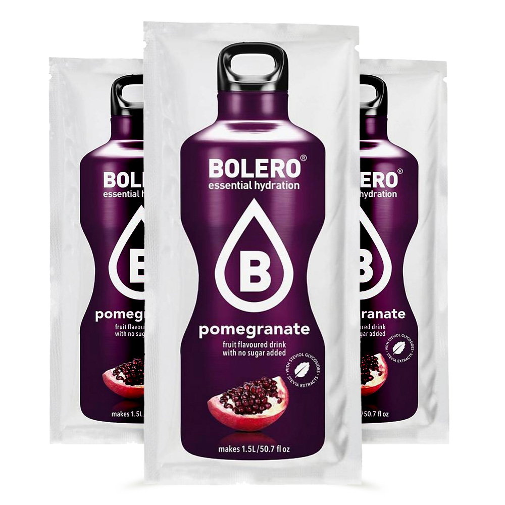 KGC Shop BOLERO Drinks Classic - bevanda bustina 9g - POMEGRANATE  (melograno)