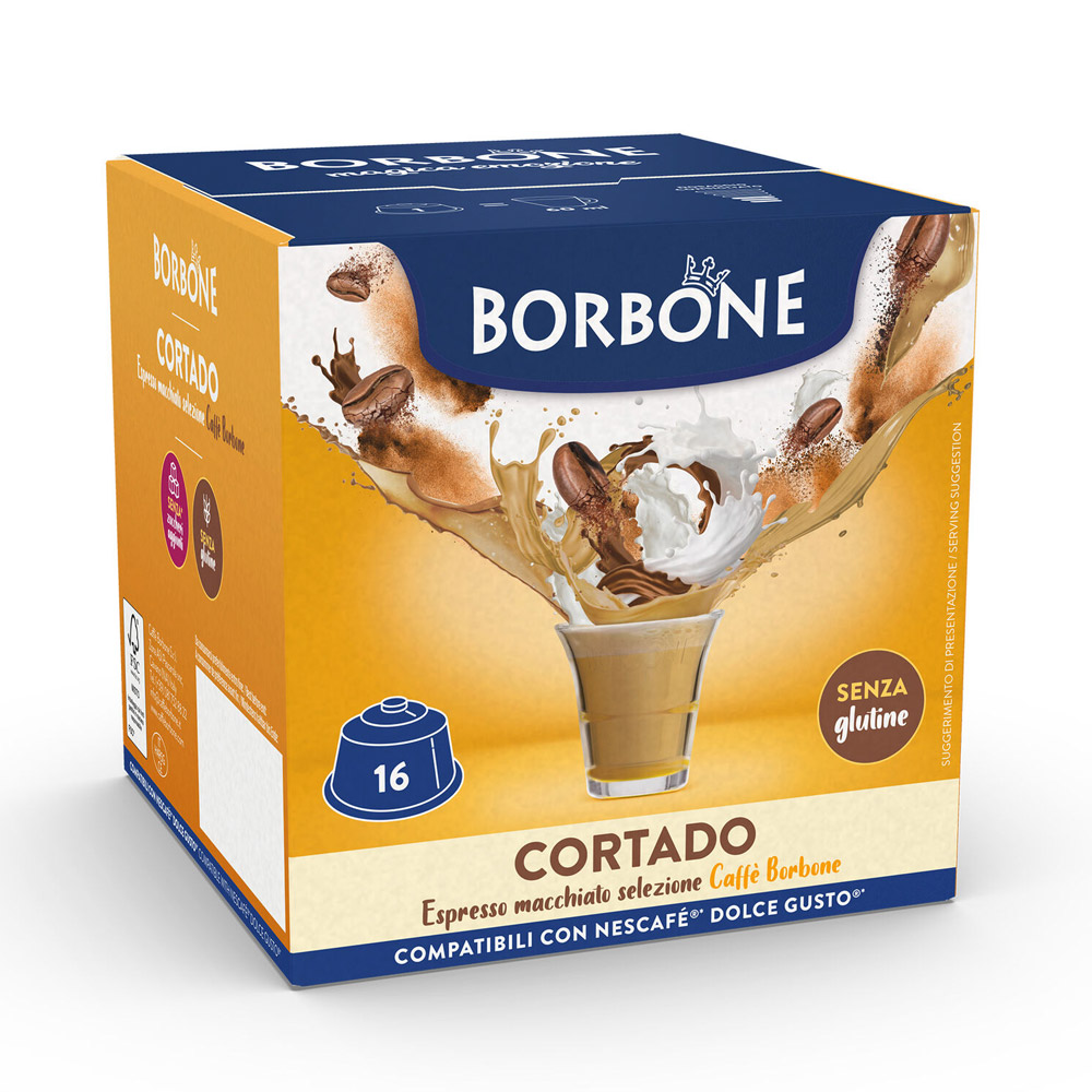 Offerta! 4 confezioni da 16 Capsule Dolce Gusto Borbone CAFFÈ ALLA SAMBUCA