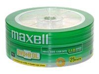 Maxell  DVD+R Dual Layer 8X DL 8,5GB Cake Vergini Vuoti dvd +R Double Originali Box 276077