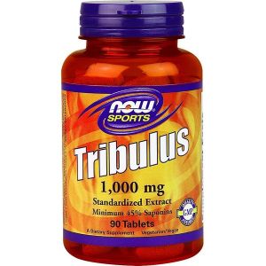 NOW FOODS Tribulus 500mg 45% Extract 100 compresse - STIMOLATORE Testosterone