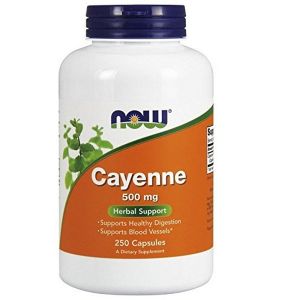 NOW FOODS Cayenne 500mg 250 capsule Pepe di Caienna - VITAMINE