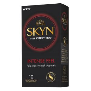  Akuel SKYN® INTENSE FEEL - Preservativi senza lattice stimolanti e anallergici - conf. 10 profilattici