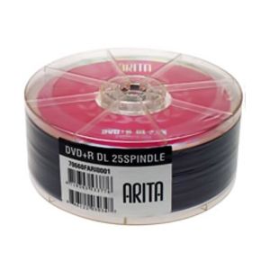 RITEK DVD+R Double Layer DL Arita 8,5GB Cake 8X DL ARITA S25 in Spindle da 25 pezz
