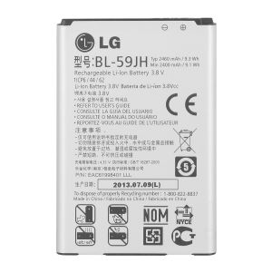 Batteria LG originale BL-59JH 2460mAh 3.8V in Bulk - sfusa - Per LG P710 Optimus L7