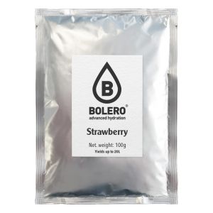 BOLERO Drinks - bevanda istantanea, busta da 100g (per 20 litri) - STRAWBERRY