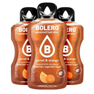 BOLERO Drinks - bevanda 12 sticks da 3g - CARROT & ORANGE