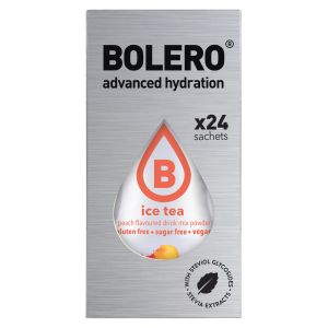 BOLERO Drinks - bevanda 24 sticks da 3g - ICE TEA PEACH (tè alla pesca)
