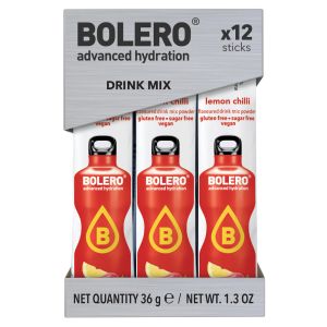 BOLERO Drinks - bevanda 12 sticks da 3g - LEMON CHILLI