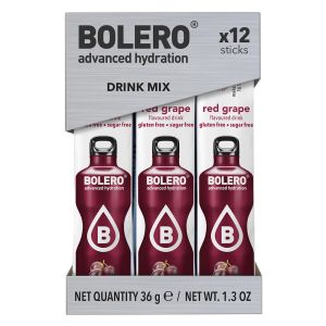 BOLERO Drinks - bevanda 12 sticks da 3g - RED GRAPE