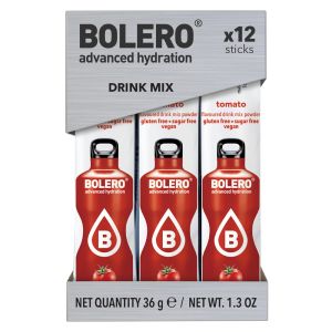 BOLERO Drinks - bevanda 12 sticks da 3g - TOMATO