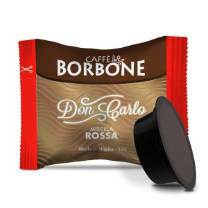 Caffè Borbone capsule Don Carlo compatibili Lavazza "A modo mio" ROSSA - 50 pz