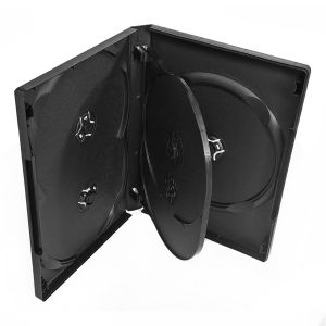 Custodia NERA 5 Posti, 1 inserto, 22mm in plastica per DVD o CD 555375-5N1SY