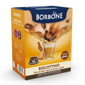 Caffè Borbone capsule compatibili A Modo Mio BISCOTTINO - conf. 16 pz.