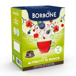 Caffè Borbone capsule A Modo Mio tisana FRUTTI DI BOSCO - conf. 16 pz.