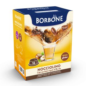 Caffè Borbone capsule compatibili A Modo Mio NOCCIOLINO - conf. 16 pz.