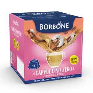 Caffè Borbone capsule Dolce Gusto CAPPUCCINO ZERO - conf. 16 pz.