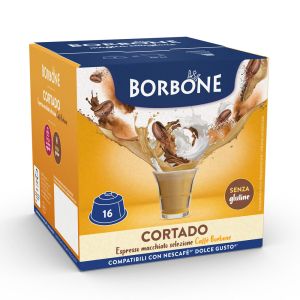 Caffè Borbone capsule compatibili Dolce Gusto CORTADO - conf. 16 pz.
