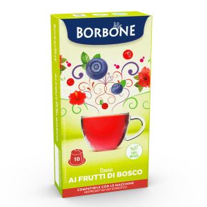 Caffè Borbone capsule Nespresso tisana FRUTTI DI BOSCO - conf. 10 pz.