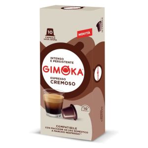 Caffè Gimoka capsule compatibili Nespresso gusto CREMOSO - Conf. da 10 CAPSULE