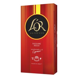 Caffè L'Or capsule Nespresso - Passione Rossa MARANELLO ESPRESSO - Box 100 pz