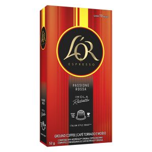 Caffè L'Or capsule Nespresso - Passione Rossa IMOLA RISTRETTO - Box 100 pz