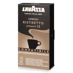 Caffè Lavazza capsule compatibili Nespresso gusto RISTRETTO - Confezione da 10