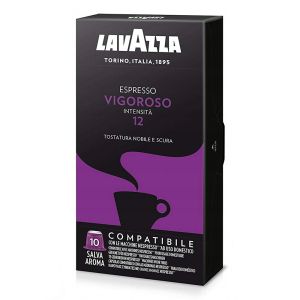 Caffè Lavazza capsule compatibili Nespresso gusto VIGOROSO - Confezione da 10