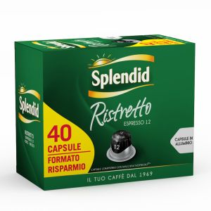 Caffè Splendid capsule compatibili Nespresso aroma RISTRETTO - conf. 40 pz.