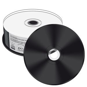Mediarange 25 CD-R Fullsurface Print Black dye 700Mm 80 Min 52X - in cake - MR241