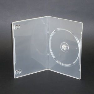Custodia Slim Clear Singola 7mm MACCHINABILE per DVD o CD - 556200CG