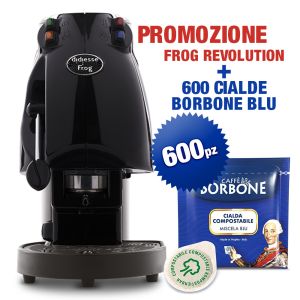 PROMO Didiesse Frog Revolution NERO LUCIDO + 600 cialde Borbone ESE 44mm