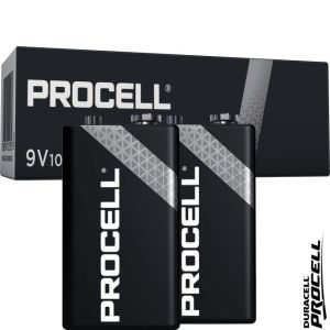 Duracell Batterie Alcaline PROCELL E-Block 9V 6LR61 - Conf. 10 pezzi