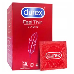 DUREX Feel Thin Classic - Preservativi ultrasottili - conf 18