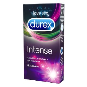 DUREX Intense Condom HC - Preservativi stimolanti - confezione 6 profilattici