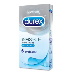 DUREX Invisible - Preservativi supersottili - confezione 6 profilattici