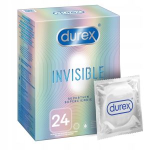 DUREX Invisible - Preservativi ultrasottili - confezione 24 profilattici