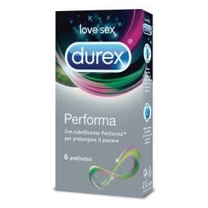 DUREX Performa - Preservativi ritardanti - confezione 6 profilattici
