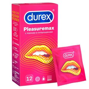 DUREX Pleasuremax - Preservativi stimolanti - confezione 12 profilattici