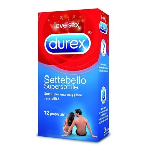 DUREX Settebello Supersottile - Preservativi ultra sottili - confezione da 12