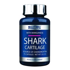 SCITEC Essential SHARK CARTILAGE Con Manganese - 75 capsule - cartilagine squalo