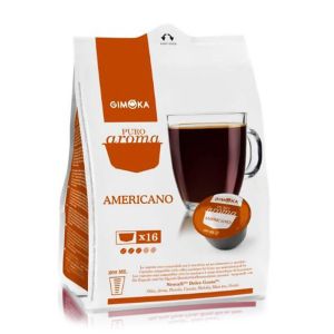 Caffè Gimoka capsule Puro Aroma, compatibili Dolce Gusto AMERICANO - conf. da 16