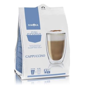 Caffè Gimoka capsule Puro Aroma, compatibili Dolce Gusto, CAPPUCCINO - per 8 cap