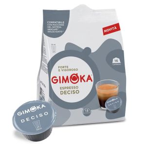 Caffè Gimoka capsule Puro Aroma, compatibili Dolce Gusto, DECISO - conf. da 16