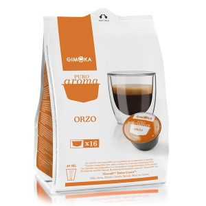 Caffè Gimoka capsule Puro Aroma, compatibili Dolce Gusto, ORZO - conf. da 16