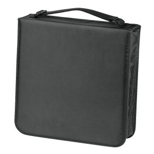 HAMA Custodia DVD/CD Wallet Nylon per 208 dischi Nera - H33835