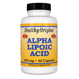 Healthy Origins Alpha Lipoic Acid, 600mg - 60 capsule - acido alfa-lipoico