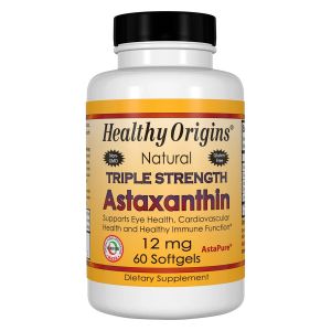 Healthy Origins Astaxanthin Triple Strength, 12mg - 60 capsule