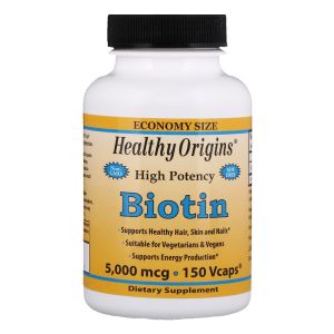 Healthy Origins - Biotin, 5000mcg - 150VCaps