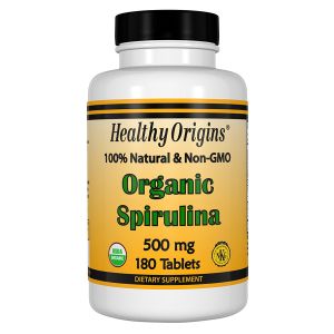 Healthy Origins Spirulina 500mcg - 180 tabs