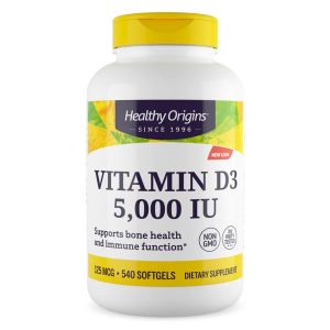 Healthy Origins Vitamin D-3 5000iu 540 softgels - Vitamina D3